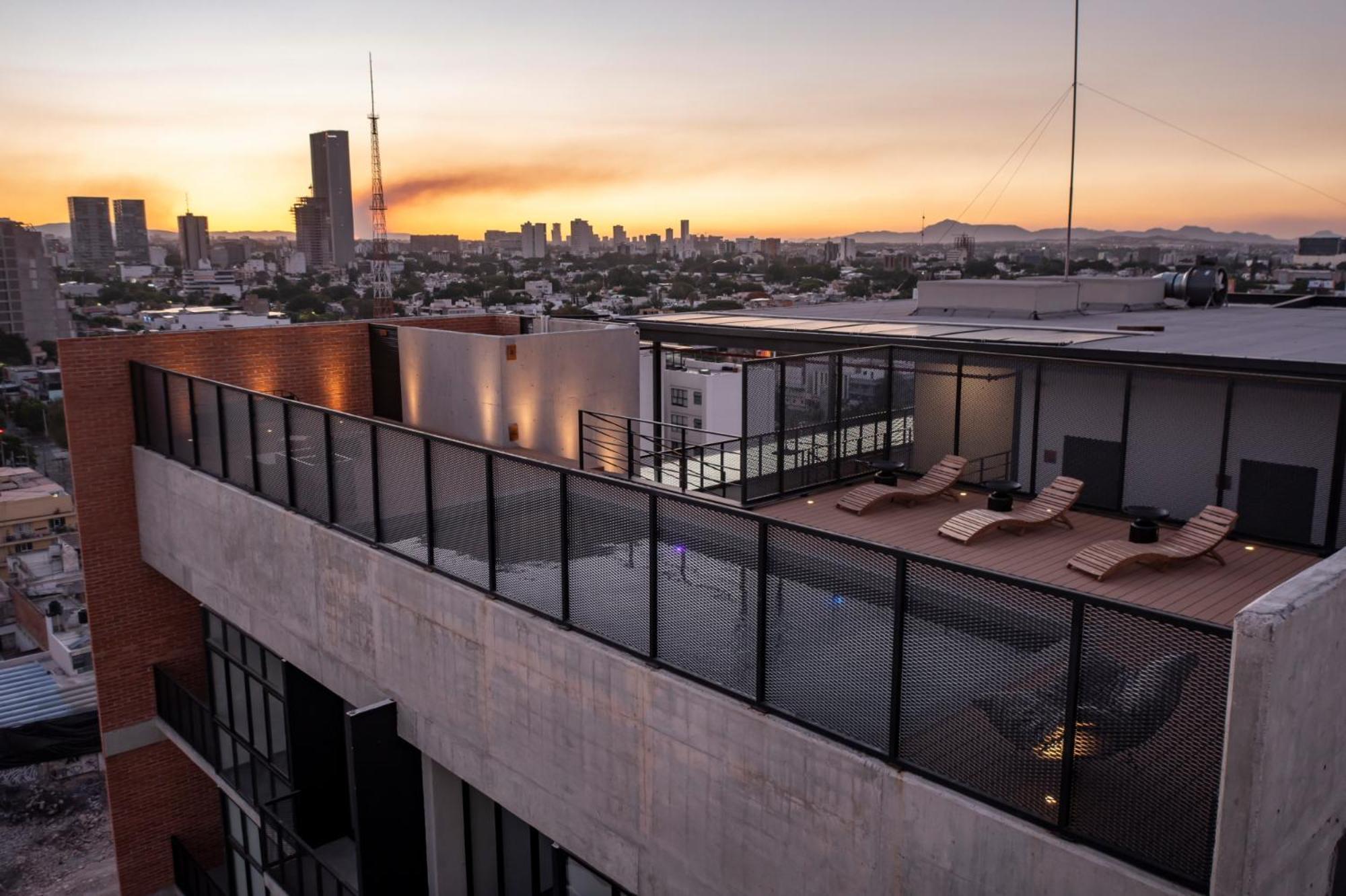 Galeria Flat Rooftop Pool Witgdl Guadalajara Ngoại thất bức ảnh