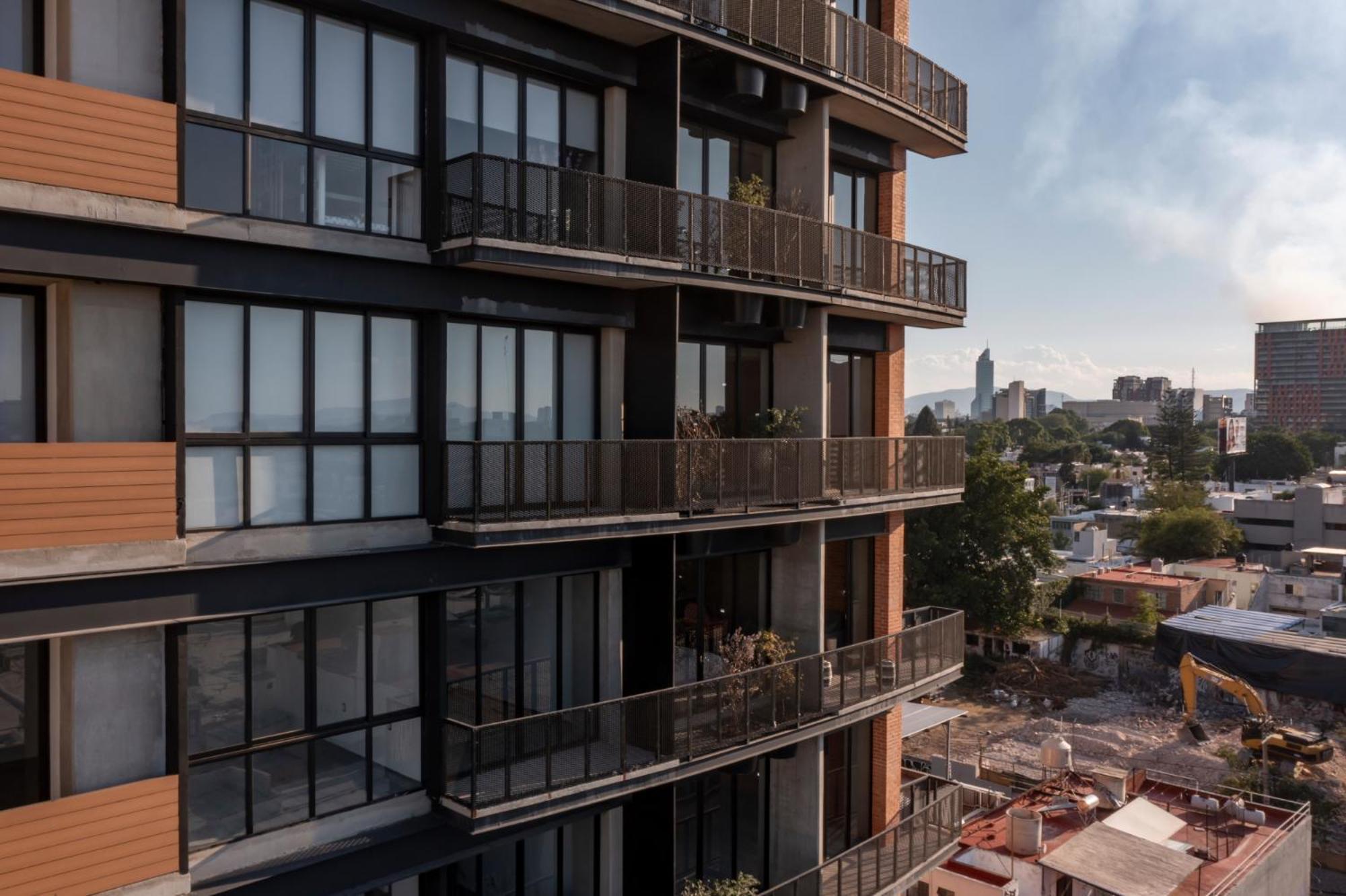 Galeria Flat Rooftop Pool Witgdl Guadalajara Ngoại thất bức ảnh