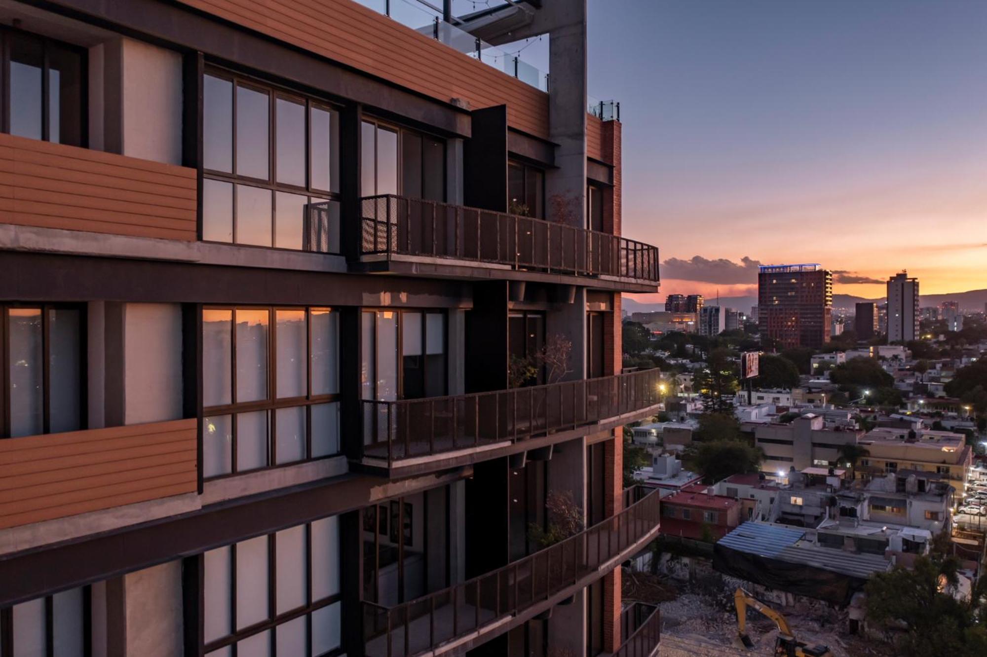 Galeria Flat Rooftop Pool Witgdl Guadalajara Ngoại thất bức ảnh