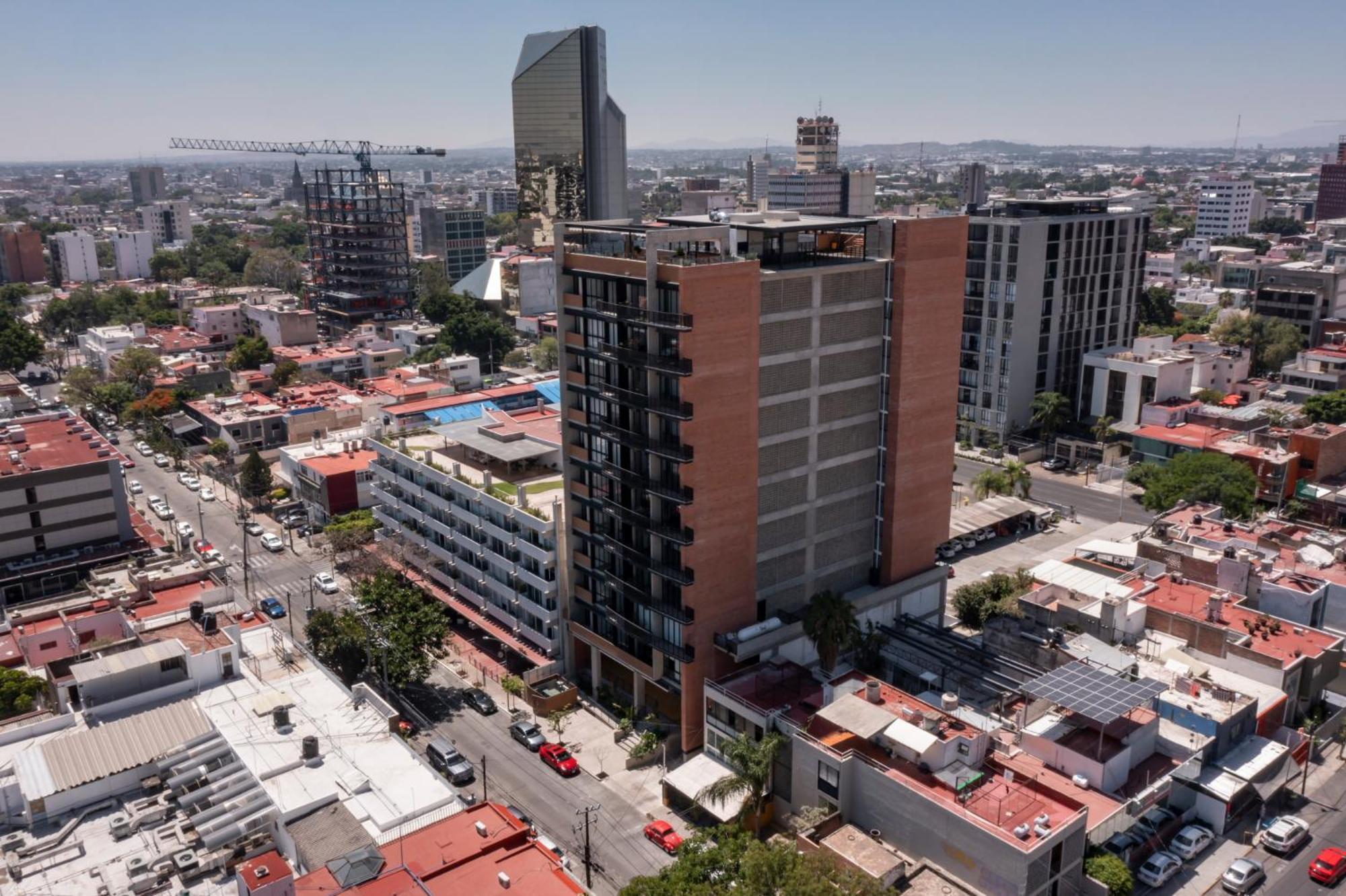 Galeria Flat Rooftop Pool Witgdl Guadalajara Ngoại thất bức ảnh